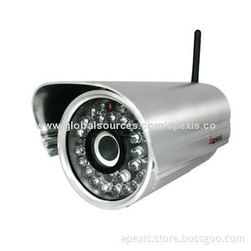 Wireless Night Monitoring Waterproof IR IP Camera with Infrared LED and Remote Viewing